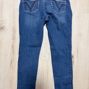 Vigold Women's Dark Blue Skinny Jeans